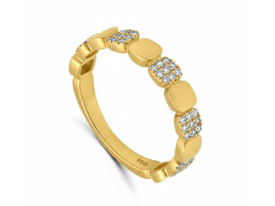 Ring briljant - 18kt Geelgoud | COLLECTION VANSCHOENWINKEL