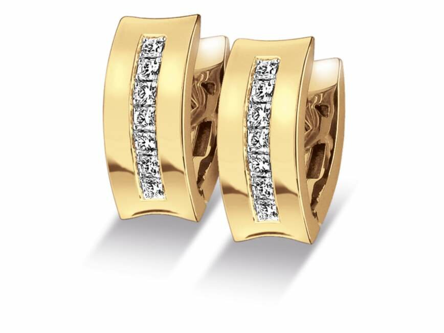 OORBEL FLANDERS BRILJANT - 18kt Geelgoud | The flanders collection