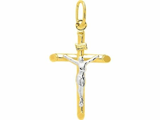 Hanger Kruisje - 18kt Bicolor | COLLECTION VANSCHOENWINKEL