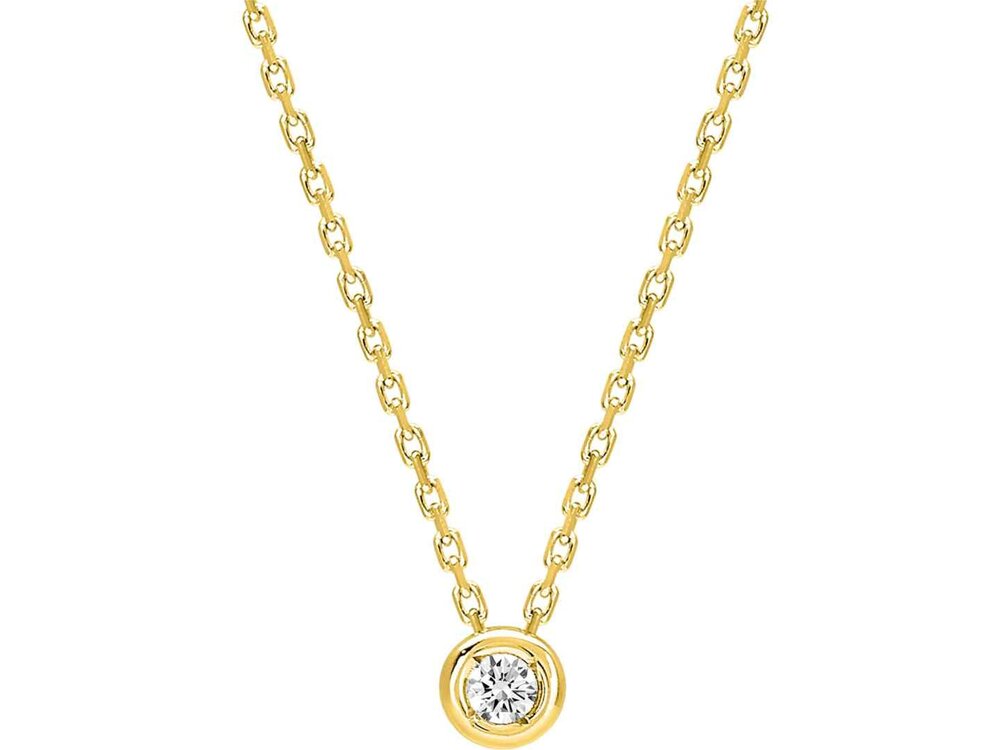 KETTING MET HANGER - 18kt Geelgoud | COLLECTION VANSCHOENWINKEL