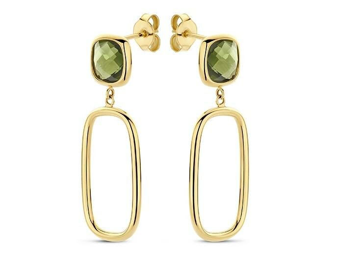 Oorbellen afhangers - 18kt Geelgoud | COLLECTION VANSCHOENWINKEL