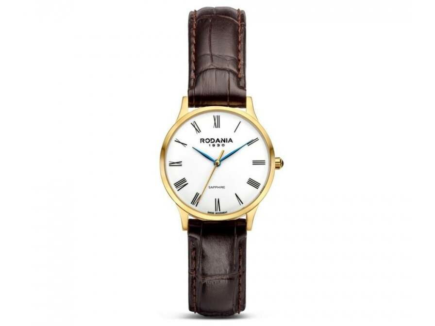 RODANIA SWISS MADE DAMES - Edelstaal+Leer | Rodania 1930 Swiss Made