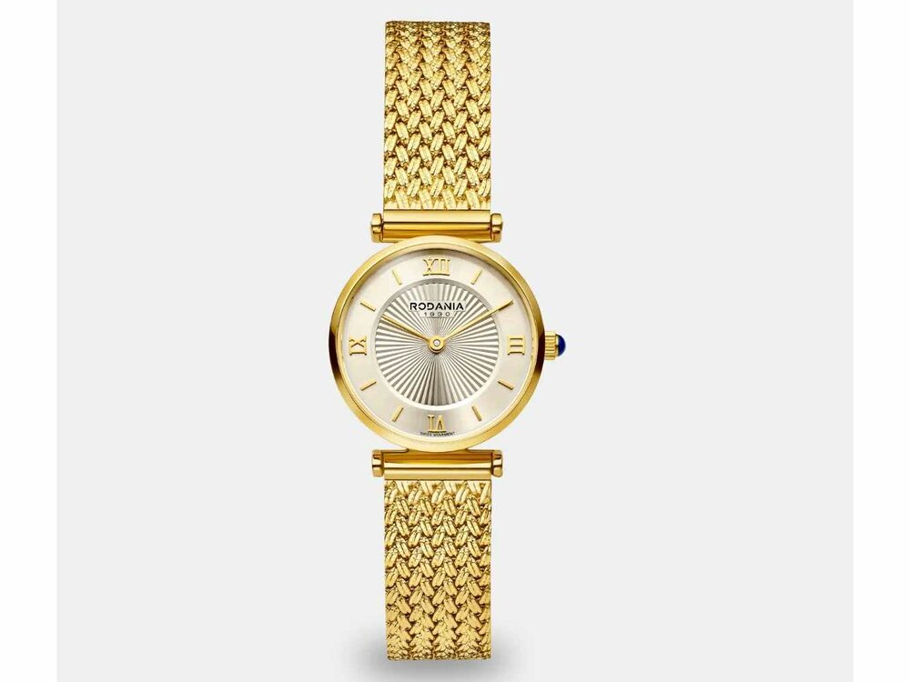 RODANIA SWISS MADE DAMES - Bicolor Staal-Plaqué / PVD | Rodania 1930 Swiss Made