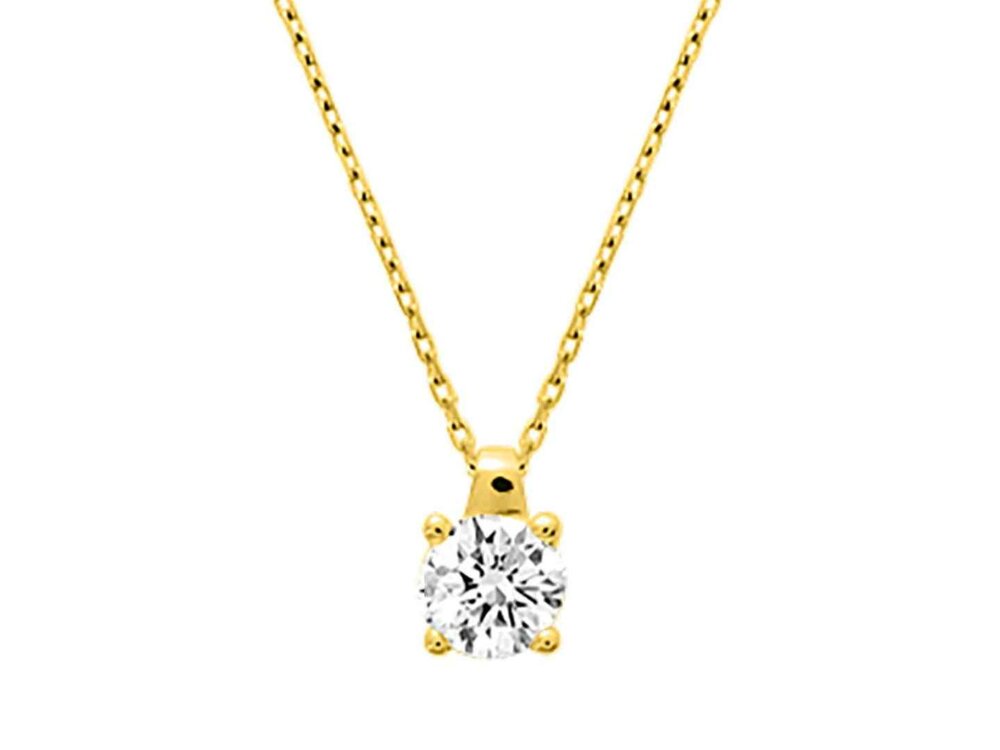 KETTING MET HANGER - 18kt Geelgoud | COLLECTION VANSCHOENWINKEL
