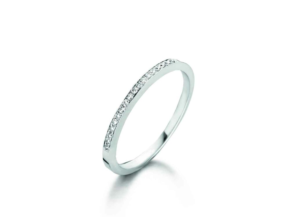 Ring alliance briljant - 18kt Witgoud | COLLECTION VANSCHOENWINKEL