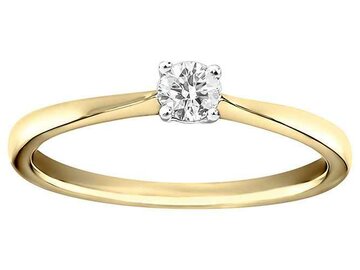 Ring Solitaire briljant - 18kt Witgoud | J & A Collection 1970