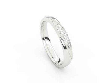 Tessina Trouwring - Tessina Trouwringen | 18kt Witgoud