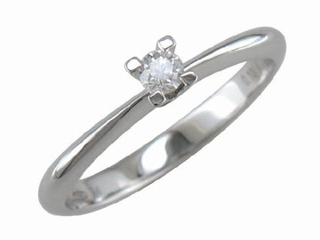 Ring Solitaire briljant - 18kt Witgoud | J & A Collection 1970