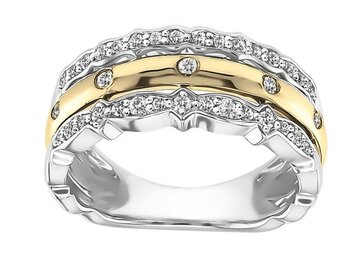 Ring briljant - 18kt Bicolor | J & A Collection 1970