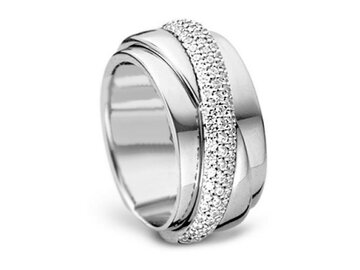 Ring briljant - 18kt Witgoud | J & A Collection 1970