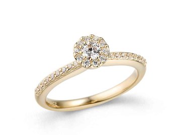 Ring Solitaire briljant - 18kt Witgoud | COLLECTION VANSCHOENWINKEL