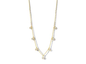 COLLIER ZIRCONIA - 18kt Geelgoud | COLLECTION VANSCHOENWINKEL