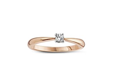 Ring Solitaire briljant - 18kt Bicolor | COLLECTION VANSCHOENWINKEL