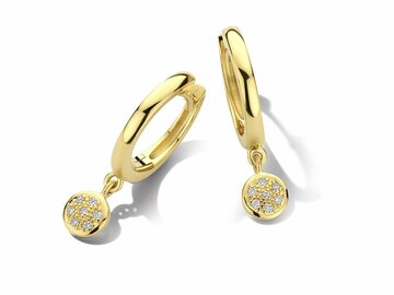 Oorbel Creolen Briljant - 18kt Geelgoud | COLLECTION VANSCHOENWINKEL