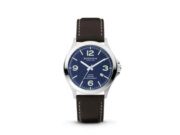 RODANIA SWISS MADE HEREN - Edelstaal+Leer | Rodania 1930 Swiss Made
