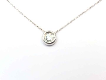 Hanger met Ketting - 18kt Witgoud | COLLECTION VANSCHOENWINKEL