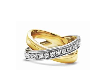 RING FLANDERS BRILJANT - 18kt Bicolor | The flanders collection