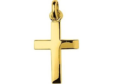 Hanger Kruisje - 18kt Geelgoud | COLLECTION VANSCHOENWINKEL