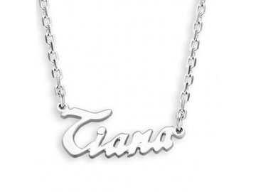 Naam-Collier - Zilver Gerhodineerd | (Ag) Orage Zilver