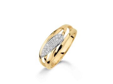 Ring briljant - 18kt Bicolor | COLLECTION VANSCHOENWINKEL