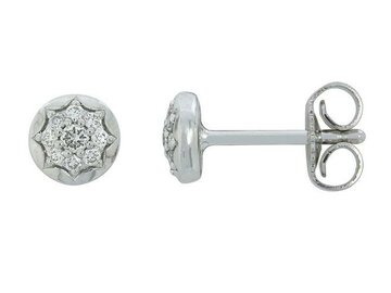 Oorbellen briljant - 18kt Witgoud | COLLECTION VANSCHOENWINKEL