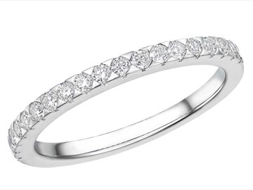 Ring alliance briljant - 18kt Witgoud | COLLECTION VANSCHOENWINKEL