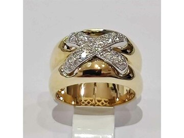 Ring briljant - 18kt Bicolor | COLLECTION VANSCHOENWINKEL