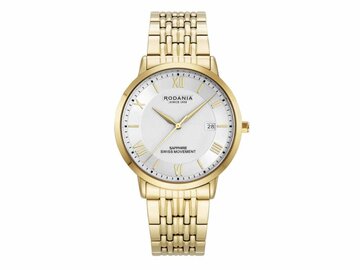 RODANIA SWISS MADE HEREN - Bicolor Staal-Plaqué / PVD | Rodania 1930 Swiss Made
