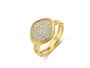Ring briljant - 18kt Geelgoud | COLLECTION VANSCHOENWINKEL