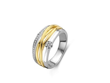 Ring briljant - 18kt Bicolor | COLLECTION VANSCHOENWINKEL