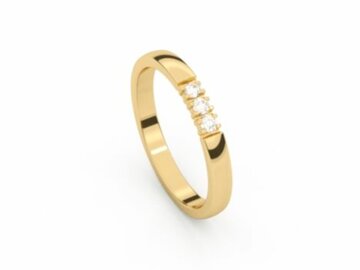 Mémoire Trouwring - 18kt Geelgoud | Mémoire Ring