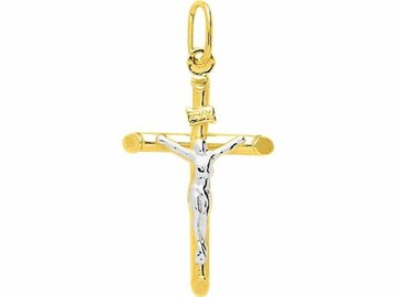 Hanger Kruisje - 18kt Bicolor | COLLECTION VANSCHOENWINKEL