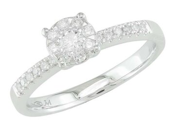 Ring Solitaire briljant - 18kt Bicolor | COLLECTION VANSCHOENWINKEL