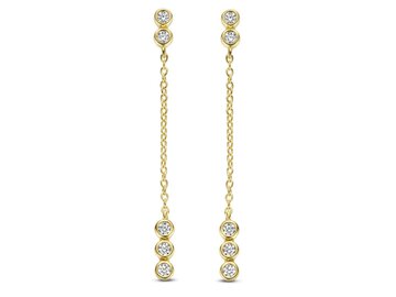 Oorbellen afhangers - Naiomy (AG) Zilver