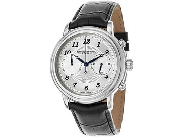 Heren uurwerk Mecanic - Edelstaal+Leer | Raymond Weil