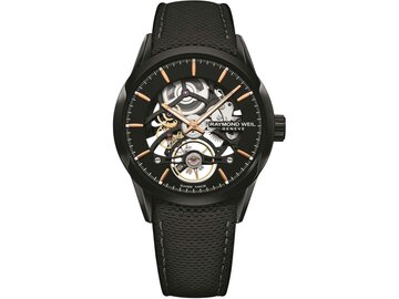 Heren uurwerk Mecanic - Edelstaal+Leer | Raymond Weil