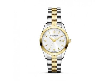 RODANIA SWISS MADE DAMES - Bicolor Staal-Plaqué / PVD | Rodania 1930 Swiss Made
