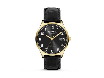 RODANIA SWISS MADE HEREN - Edelstaal+Leer | Rodania 1930 Swiss Made