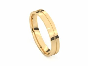 Tessina Trouwring - Tessina Trouwringen | 18kt Geelgoud