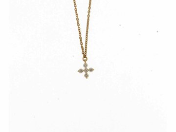 Hanger met Ketting - 18kt Geelgoud | COLLECTION VANSCHOENWINKEL