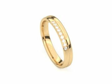 Tessina Trouwring - 18kt Geelgoud | Auro Design Ring