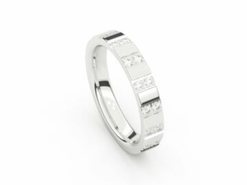 Mémoire Trouwring - 18kt Witgoud | Mémoire Ring