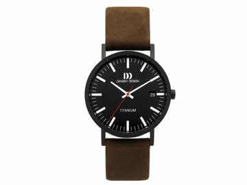 DANISH DESIGN WATCH QUARTZ - QUARTZ LEDER