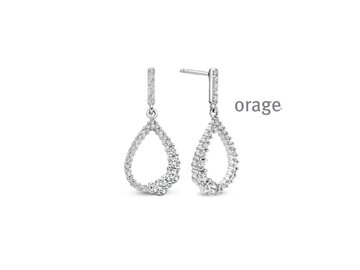 Oorbellen afhangers - Orage Silver Jewellery | (Ag) Orage Zilver