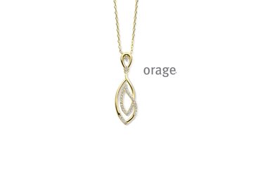 Hanger met Ketting - Orage Juwelen | (Ag) Orage Zilver