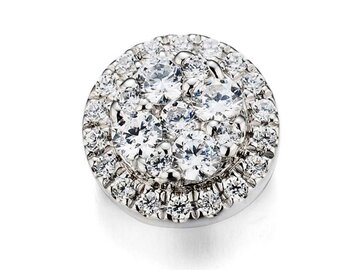 Hanger Briljant - 18kt Witgoud | COLLECTION VANSCHOENWINKEL