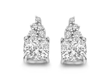 OORBEL ZILVER ZIRCONIA - Naiomy (AG) Zilver