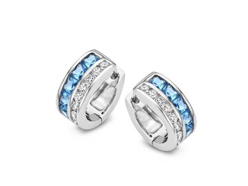 OORBELLEN CREOLEN ZIRCONIA - Naiomy (AG) Zilver