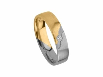 Aurodesign Trouwring - 18kt Bicolor | Auro Design Ring