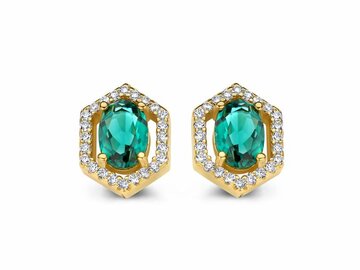 Oorbellen zirconia - Naiomy (AG) Zilver